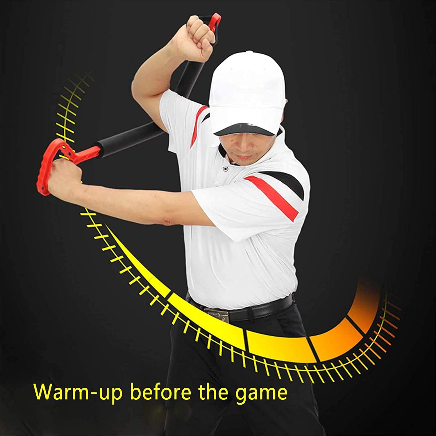 Yagerod 2021 Training Golf Aids, New Golf Swing Guide Training Aids Arm Posture Corrector Tool, The Swing Golf Training Device, Perfect Training Golf Aid for Beginners & Professionals