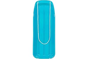 Best Choice Products 48in Kids Plastic Toboggan Snow Sled w/Pull Rope