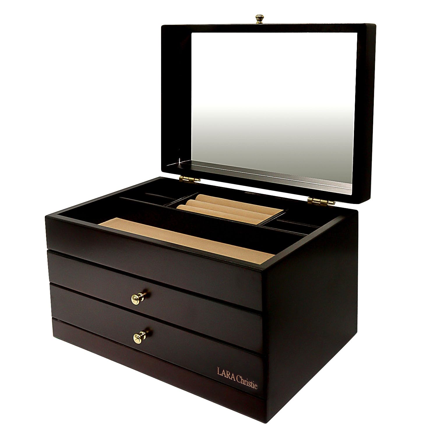 テメ2 希少キキララ 木製ジュエリーボックス クロゼットケース