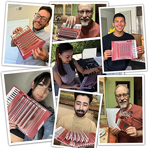 Interactive Accordion Birthday Card – Open/Close To Play “Happy Birthday” - Music Gifts For Men, Gifts For Musicians, Birthday Card For Kids, Men & Women, Birthday Pop Up Card, Greeting Cards Birthday #TOP4