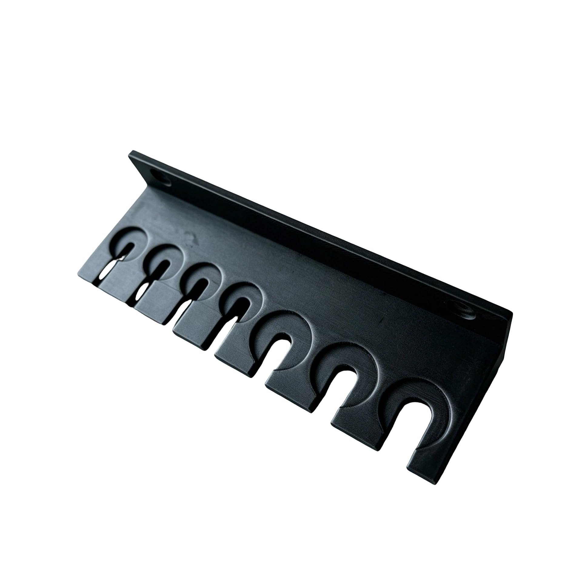 Whoasyst Black Screwdriver Storage Rack Wall Bracket With Open Front Slots For Hand Tools In Workshop And Repairs Areas And Garages Tool Organizers