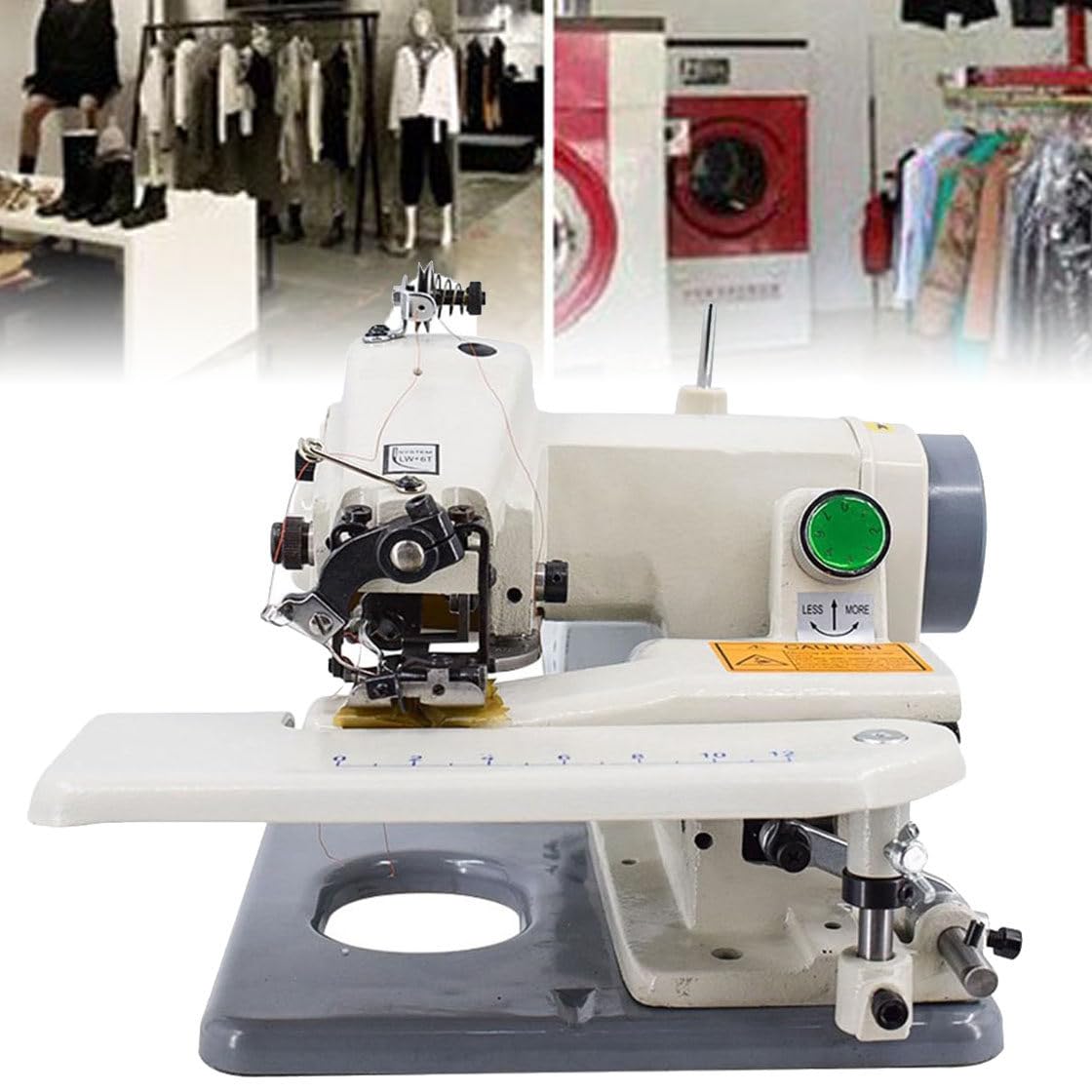 Máquinas portátiles para dobladillos de puntada invisible, máquina de coser y bordar, máquina de coser para modistas, dobladillo de puntada invisible con pedal profesional, con 10 agujas