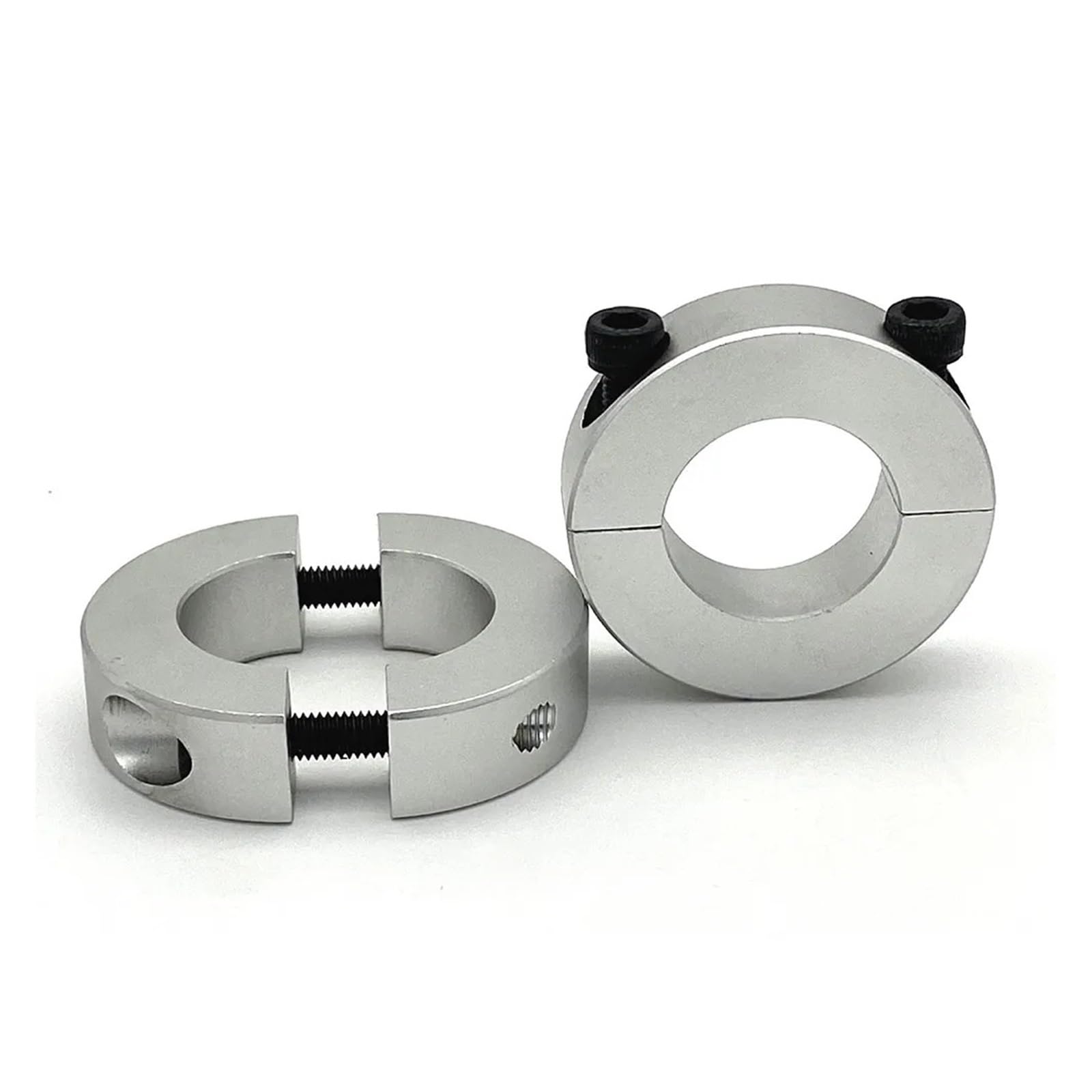 Klemmring aus Aluminiumlegierung mit Schrauben – 13–30 mm Innendurchmesser, langlebiger fester Verriegelungsbegrenzungsring for Maschinen, 1 Stück(30mm)