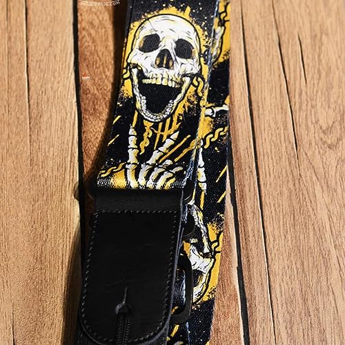 Image of DEVICE OF URBAN INFOTECH Guitar Strap Belt for Acoustic & Electric Guitar Adjustable Buckle Guitar Strap Modern Design Guitar Belt For Acoustic /Bass /Electric Guitars