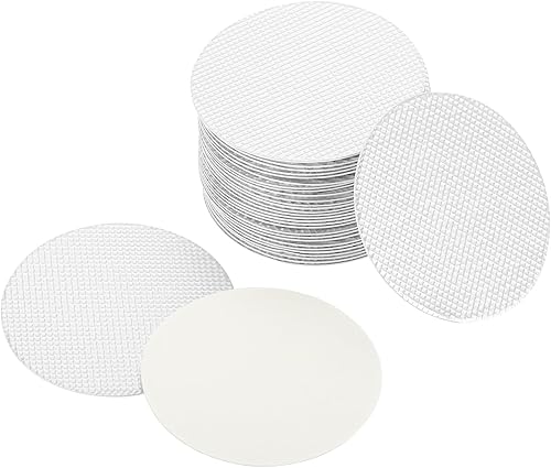 Miniatura 24 de PATIKIL Revestimiento de tapa de papel de aluminio de 0.94 pulgadas, 100 revestimientos de sellado térmico resistentes a inducción de manipulaciones