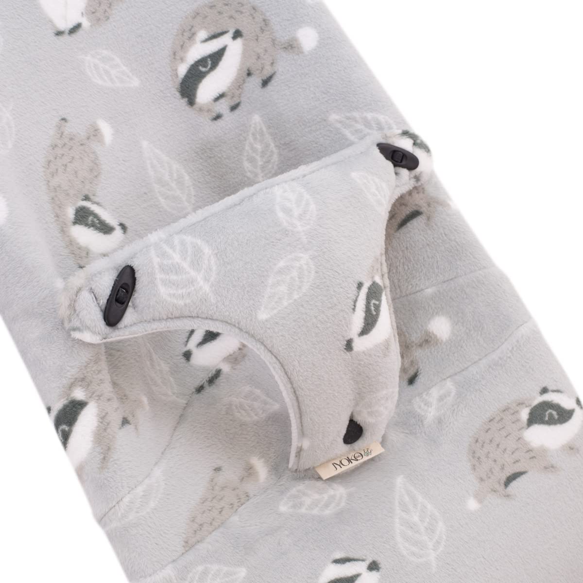 JYOKO KIDS Bezug kompatibel mit Babybjorn Bliss, Balance, Soft (Badger, Polar Teddy)