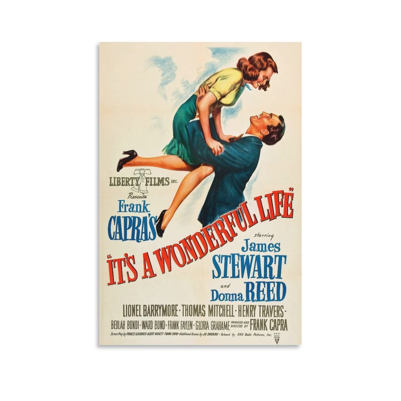 Amazon.com: Its A Wonderful Life Classic Vintage Movie Poster HD