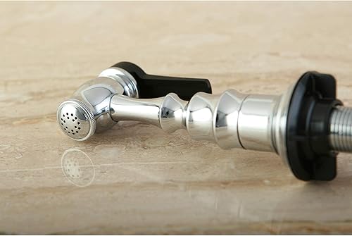 Miniatura 3 de Kingston Brass Gourmetier KBSPR11 - Pulverizador de grifo de cocina, cromo pulido