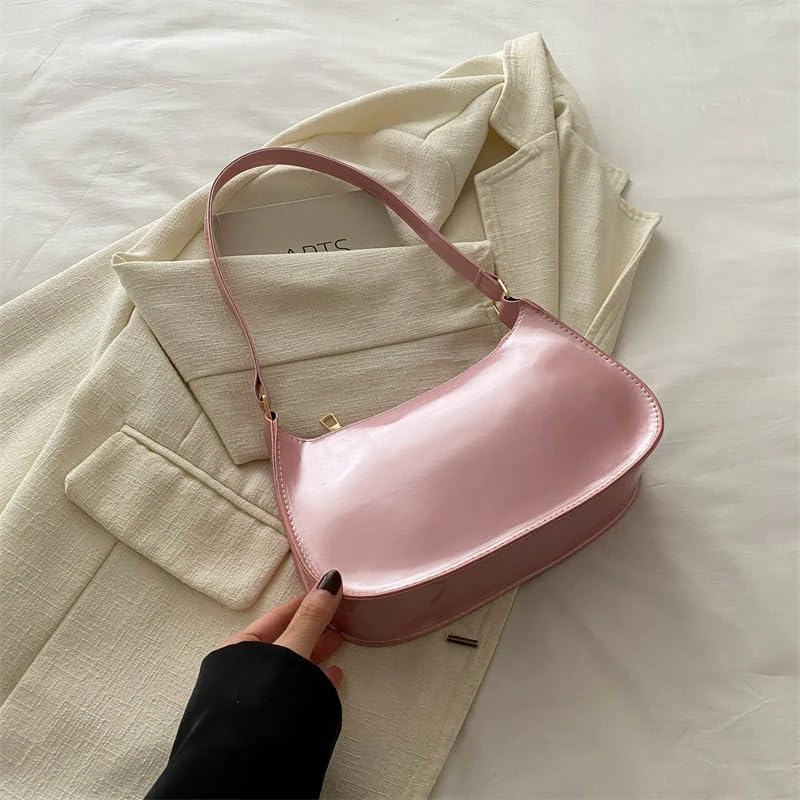 Image of Women's Patent Leather Shoulder Bag Glossy Sling Handbag for Casual & Party
