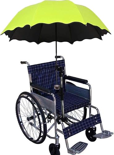 Miniatura 6 de Soporte de montaje para paraguas, soporte ajustable de 180 para cochecito, diámetro del orificio de 0.3-0.5 in, abrazadera para paraguas de