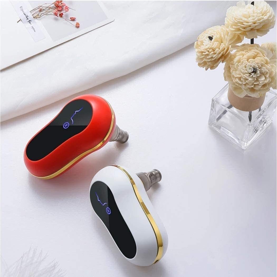 Removedor de cabezal Blackhead Poro Vacuum - Herramienta de succión del limpiador de poro facial recargable USB con la pantalla de succión LED 5 sondas de succión reemplazables para toda la piel