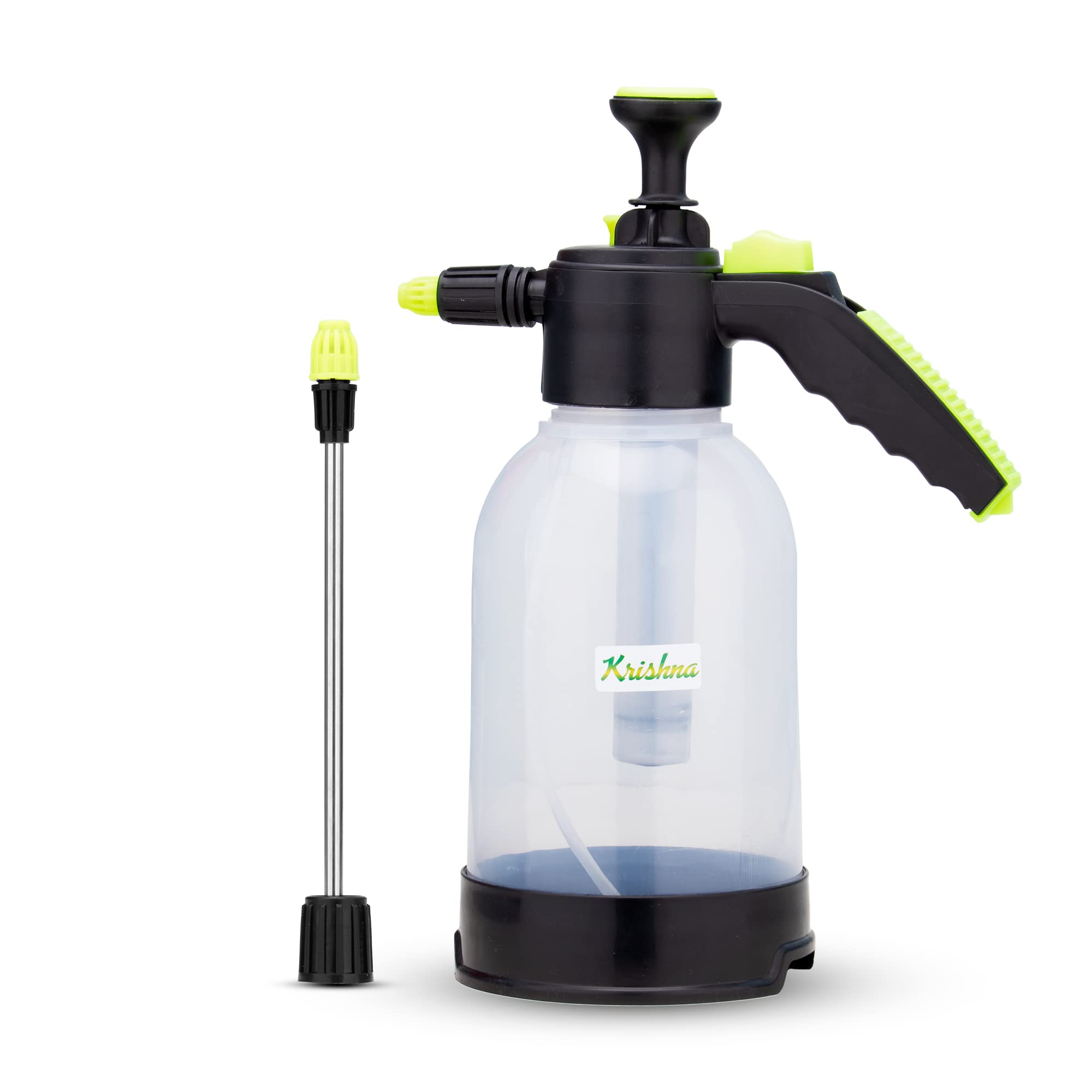 KRISHNA 2 LTR Heavy- Duty Manual Pressure Garden Sprayer | Hand Pump Water Sprayer with Adjustable Nozzle & Extension Rod | Plastic Bottle for Plants, Gardening & Cleaning-picture-19