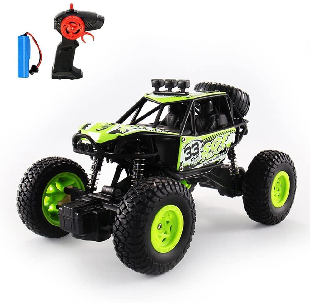Remote Control Rock Crawler Rc Climbing Car For Boys(Color May Vary), Kids