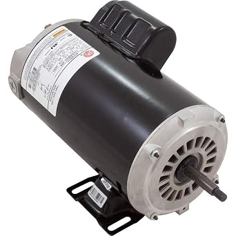 U.S. Motors U.S Motors Emerson SPH25FL1 48 Y-Frame Thru-Bolt Single Speed 2-1/2HP Full-Rated Pool and Spa Motor, 10A 230V