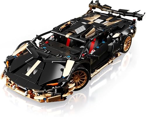 Juguetes de construcción de autos de carreras, desafíos para hombres adultos a escala 114, juguetes de construcción de automóviles STEM, juguetes