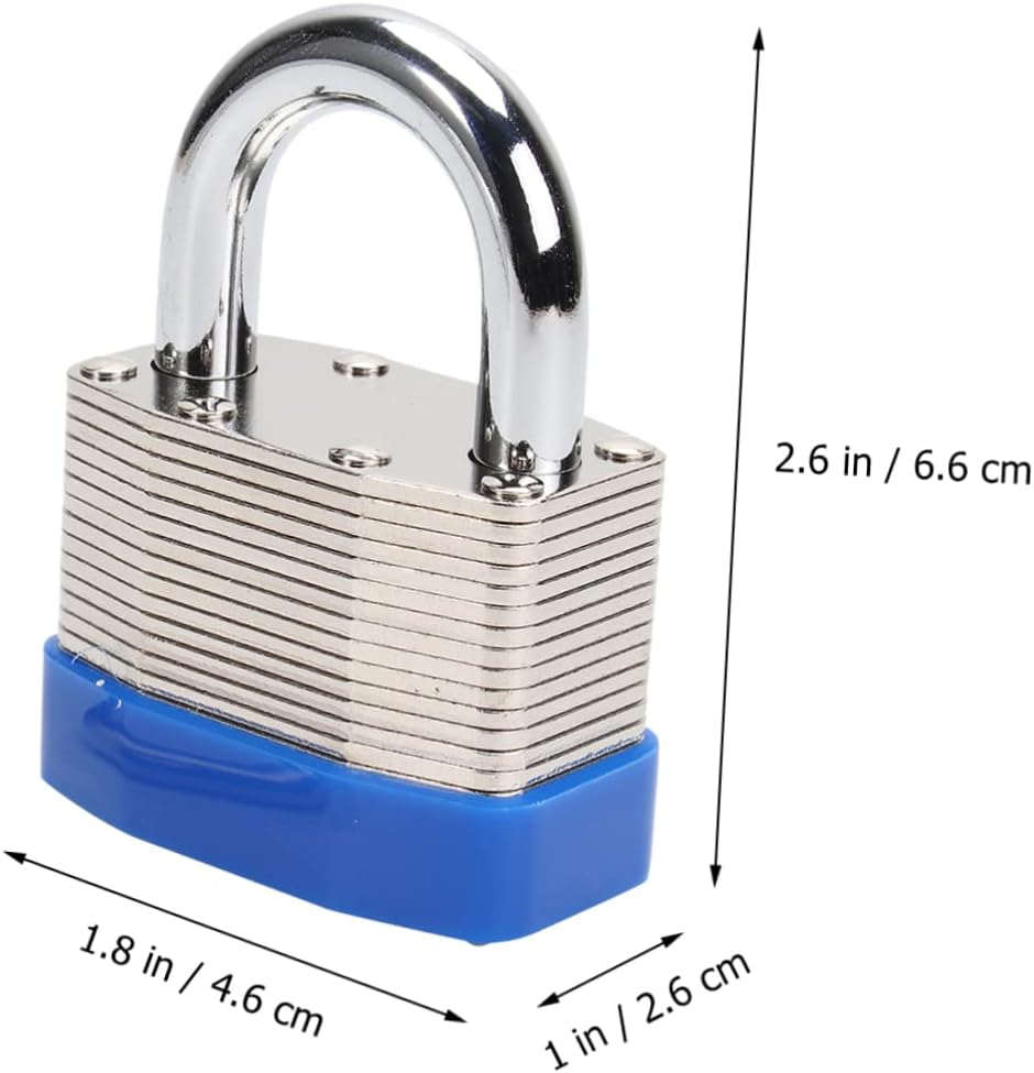 Durable Password Padlock for Luggage Travel Suitcase and Gym Locker Lightweight Secure Combination Lock Blue for Easy Use and Protection
