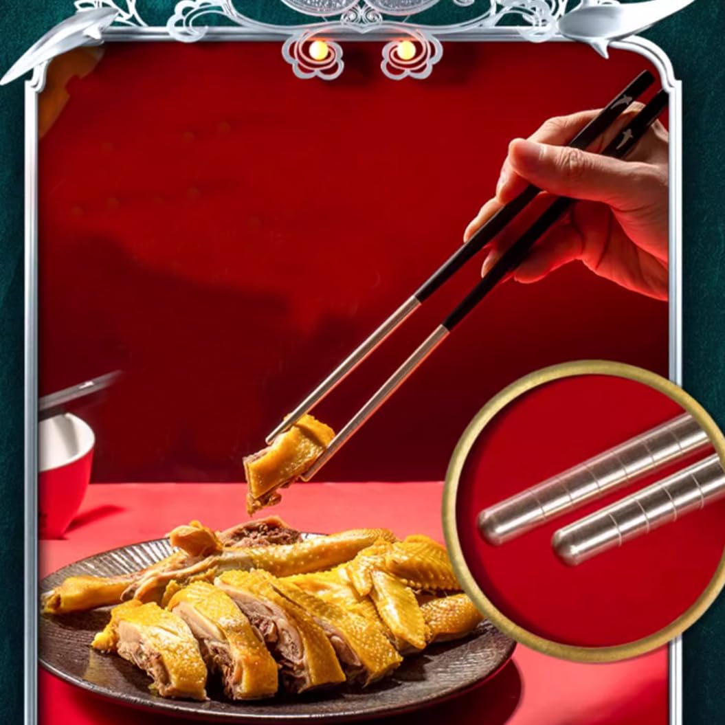Baguettes, baguettes en bois d'argent sterling, coffret cadeau, baguettes japonaises réutilisables en argent de luxe, baguettes en argent 999 antidérapantes de haute qualité, cadeau traditionnel éléga