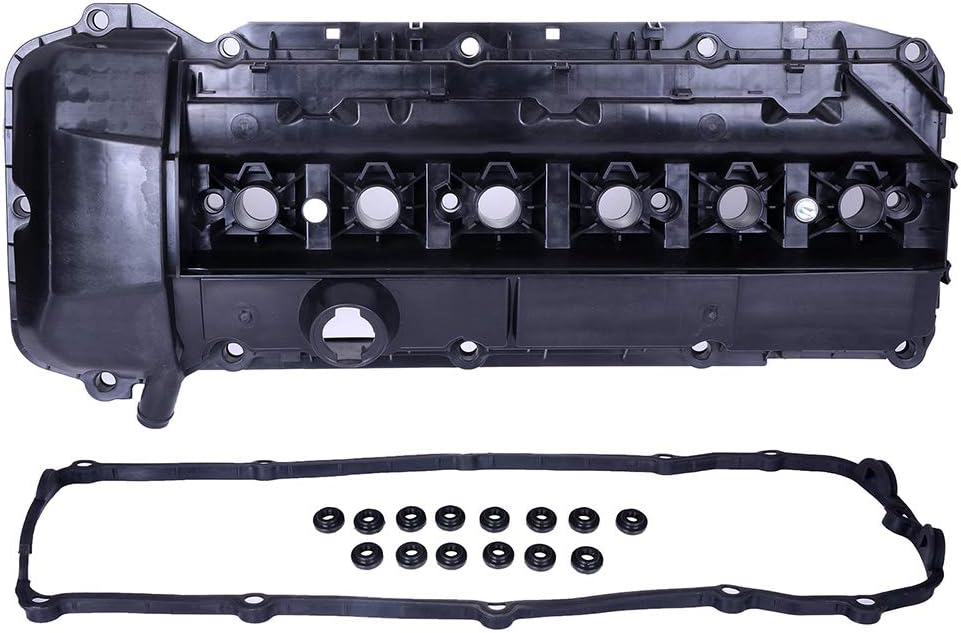 ECCPP 11127512839E Engine Valve Cover Kit with Gaskets Bolts Fit for 2002-2006 for BMW 325Ci,2003-2005 for 325i/for 325xi,2003-2006 for 330Ci engine parts valve covers