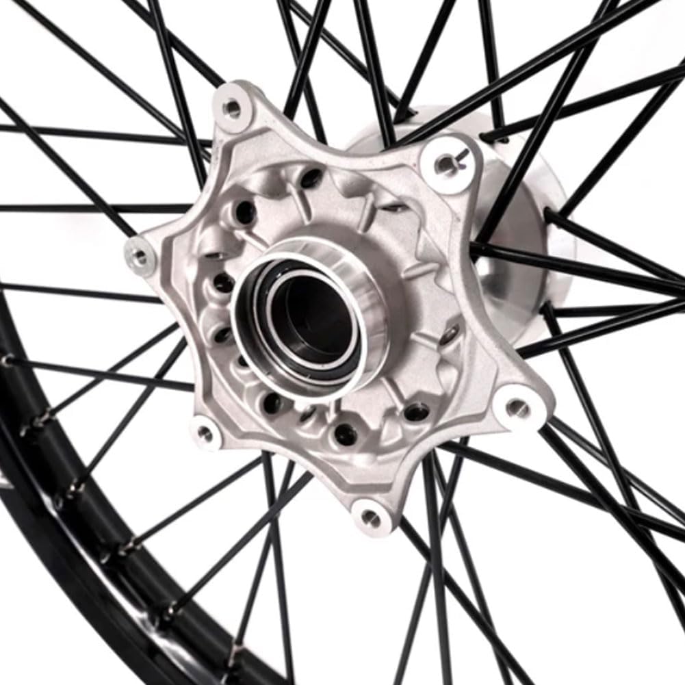 KKE 1.6 * 21/2.15 * 18 Cast Hub E-moto Electric Dirtbike Alloy Wheels Rims Fit STARK VARG Alpha 80HP (Standard)