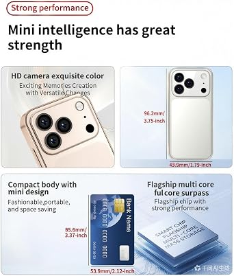 Mini Phone Unlocked 3.75 HD Touch Screen Android Smartphone | Dual SIM