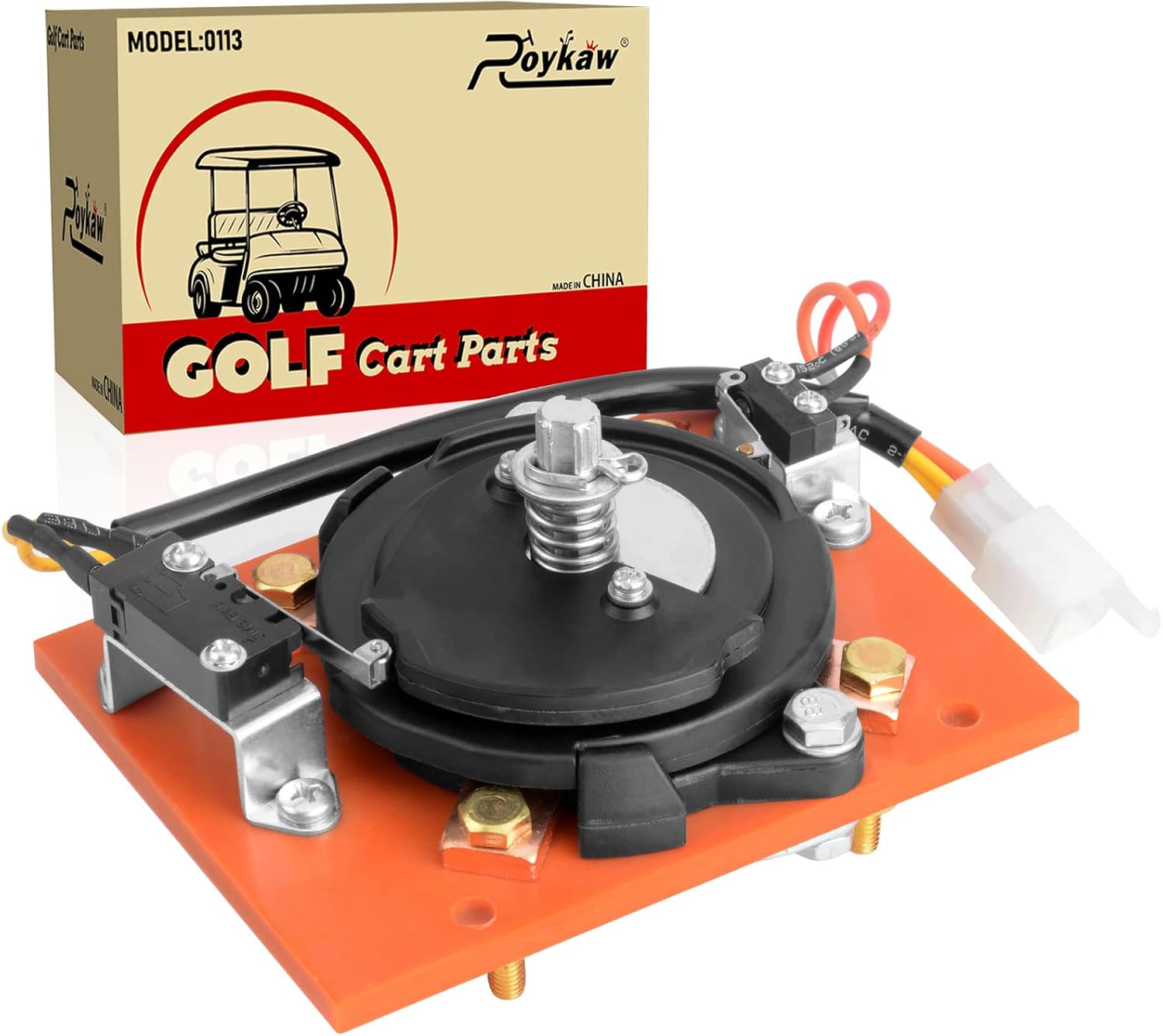 Club Car Forward Reverse Switch Assembly - 48V 3-Pin Replacement For Precedent & DS Models (1996-Up), Part 101856001 - View #6