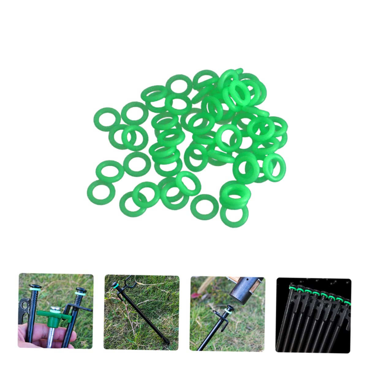 Toddmomy 100 Pcs Ground Nail Circle Large Tent Stakes Tent Nailsstarry Night Ring Tent Hooks Camping Tent Accessories Lightweight Tent Ring Tent Floor Nail Rings Heavy