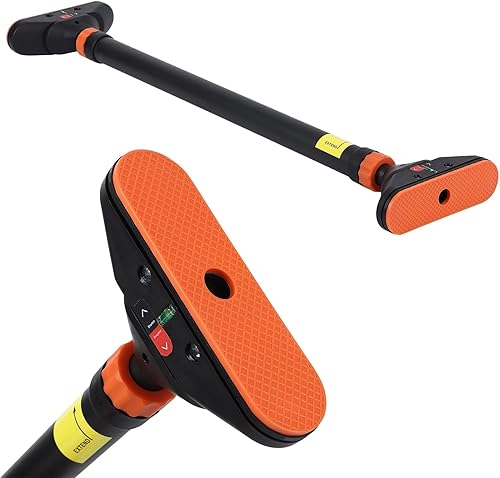 Adjustable Doorway Pull-Up Bar for Home Gym No Screws Installation 440 lbs Capacity Anti-Slip with Level Meter Orange, 74cm-112cm New Gear Lock