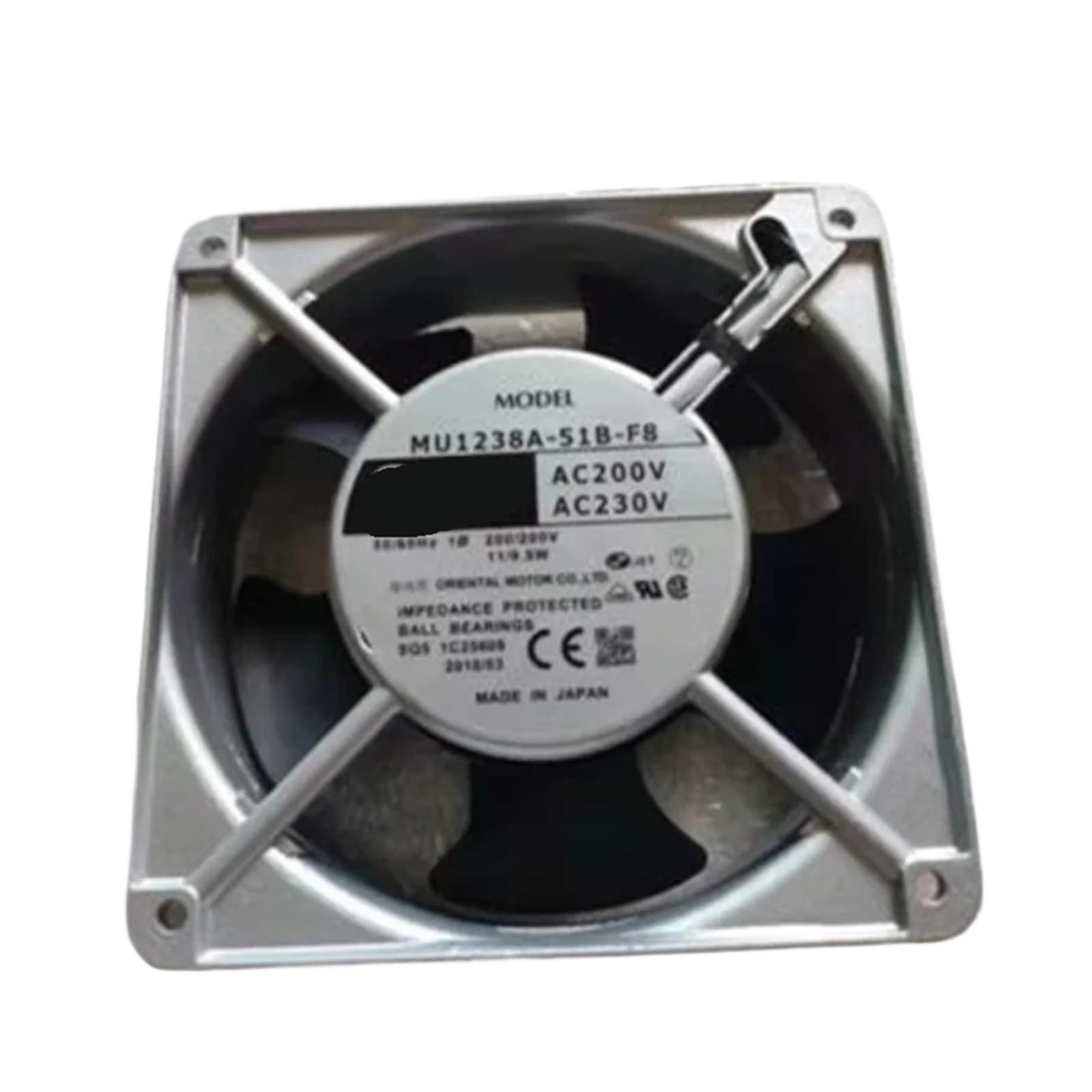 YMUGUEGH MU1238A-51B 120 * 120 * 38MM 220V/230V 0.10/0.11A 13.5/16W 12038 cooling Fan