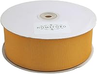 Vista 138 de Homeford Cinta de grogrén sólido, 50 yardas (3/8 pulgadas, coral)