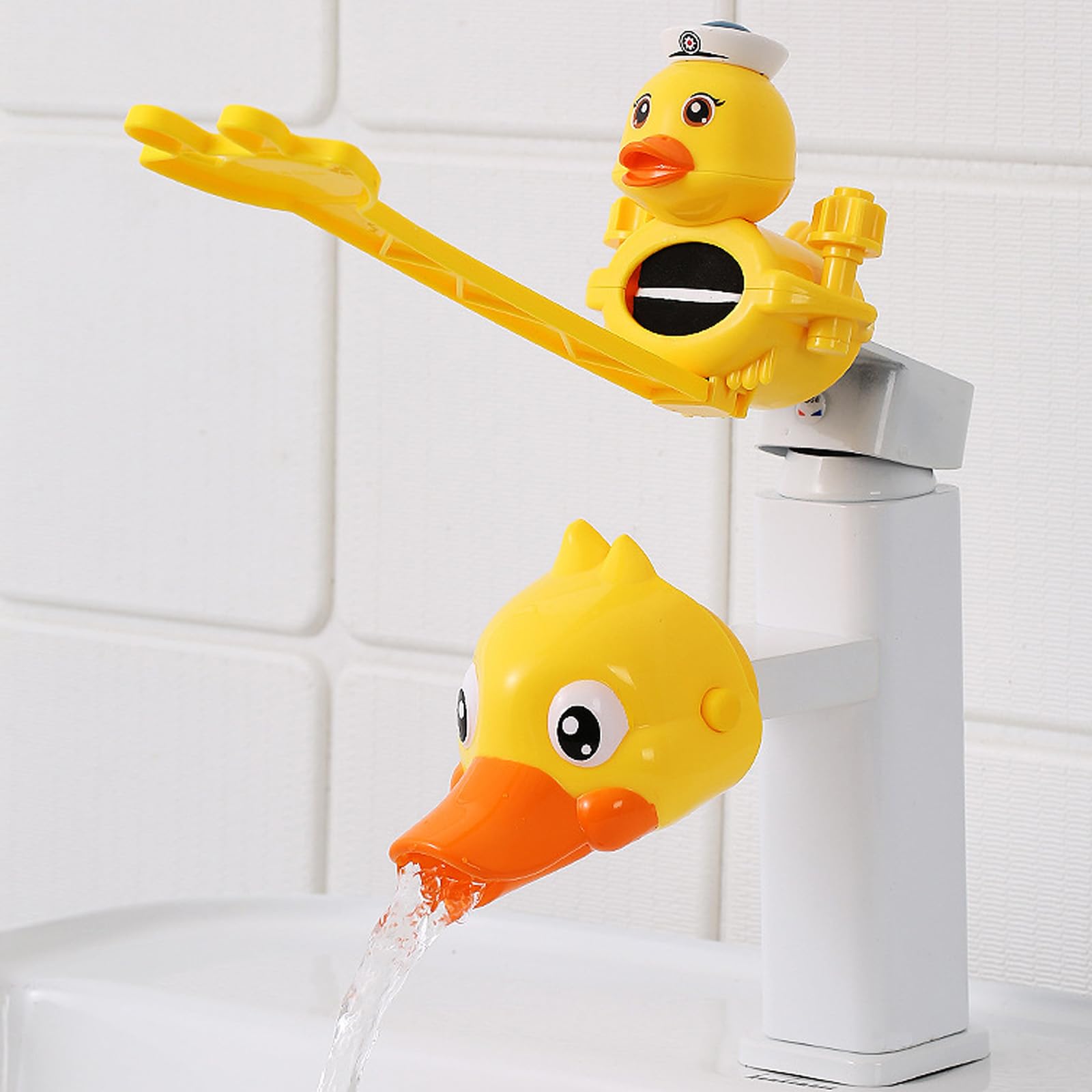 Faucet Handle Extender Set - Faucet Extender for Toddlers Faucet Handle Extender for Toddlers Faucet Extender for Kids(Yellow-Yellow)