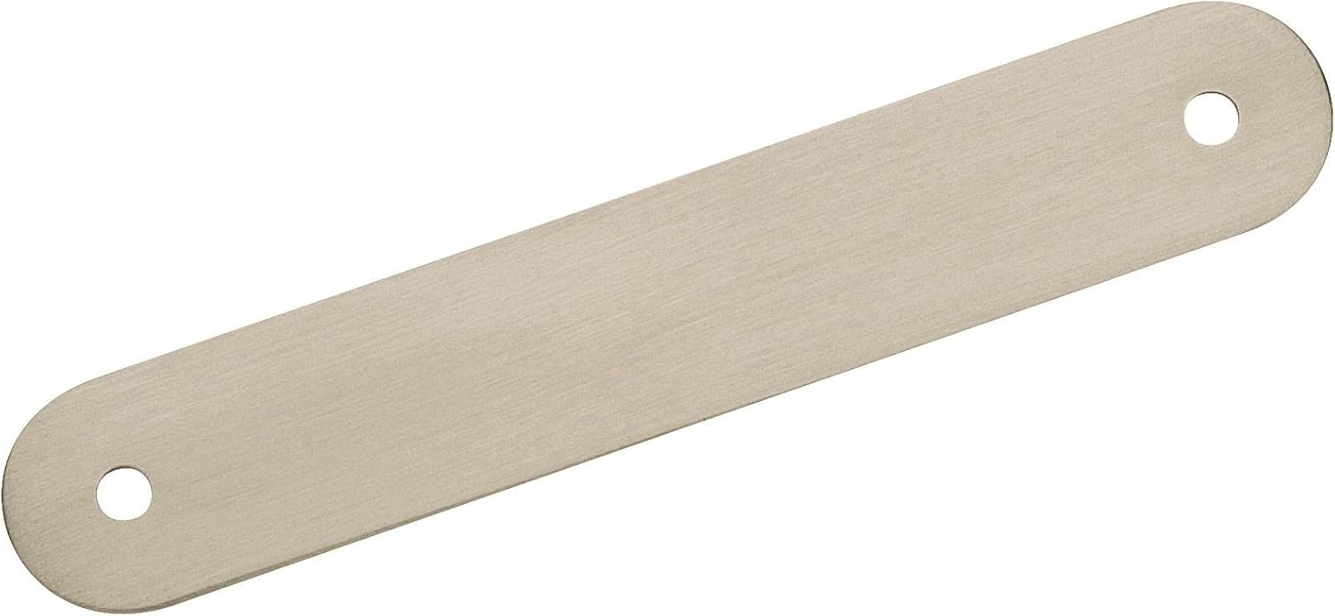 Amerock BP1971G10 Allison Value 3-3/4 in (96 mm) Center-to-Center Satin Nickel Cabinet Backplate