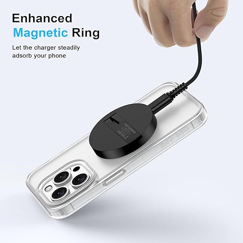 Miniatura 4 de Magsafe Cargador inalámbrico Samsung Cargador magnético para Android Samsung S25 Ultra S25 Plus S25 S24 S23 S22 S21 S20, soporte de cargador