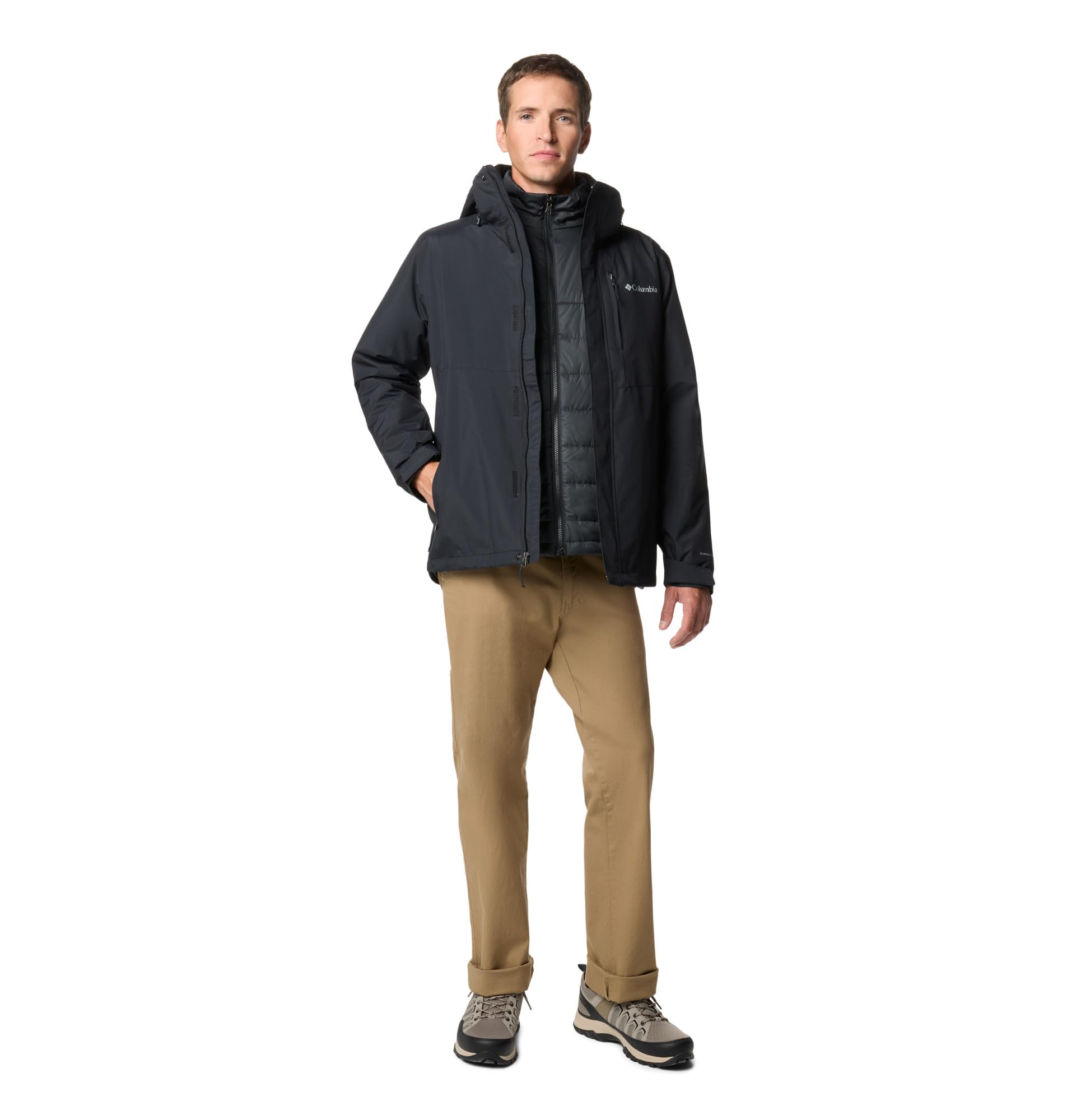 Columbia Element Blocker Interchange Jacket, Giacca Invernale 3 In 1 Uomo