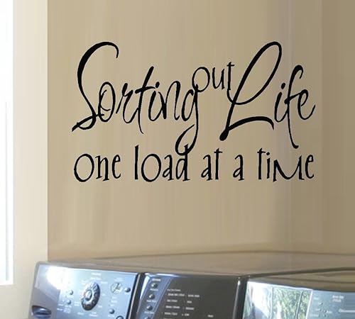 Out Life One carga en un momento  calcomanía decorativo para pared de clasificación, 13" x 22"