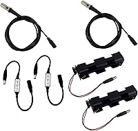 Vista 1 de 2 kits de luces LED azules de efectos especiales para accesorios y paisajes 12V intermitente intermitente estroboscópico