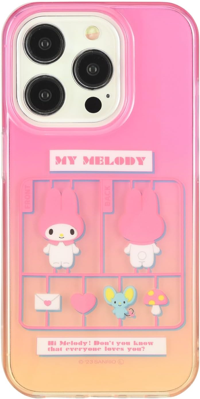 Gourmandies Sanrio Characters iPhone 15 Pro Soft Case My Melody SANG-350MM