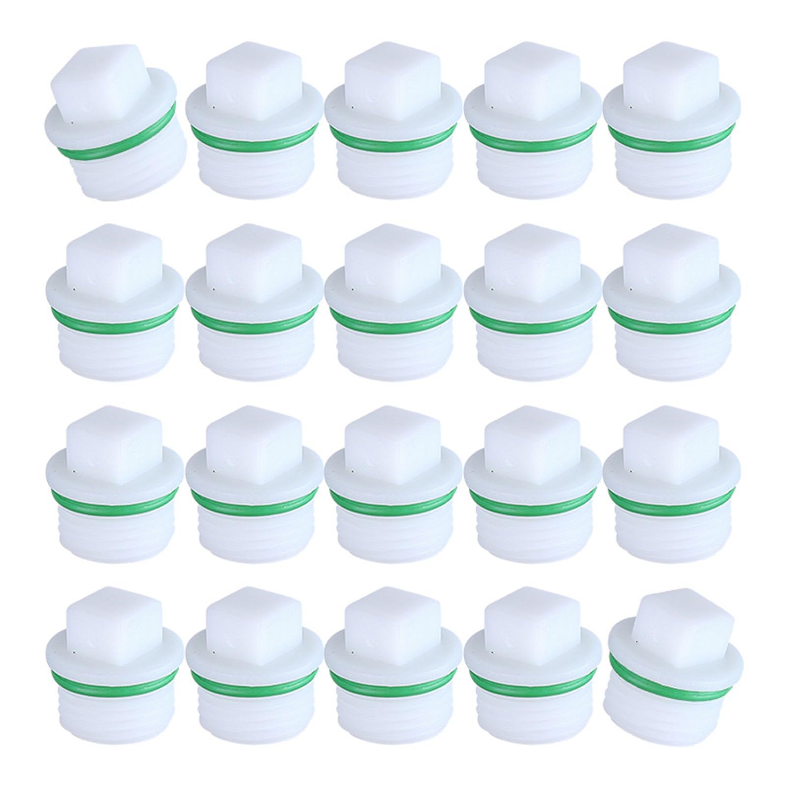 Tsophreniq F 20 Pack Industrial Plugs Reinforced Threads Or Hot/Cold Water Pipelines Easy Installation Irrigation Structure Pipe Plug