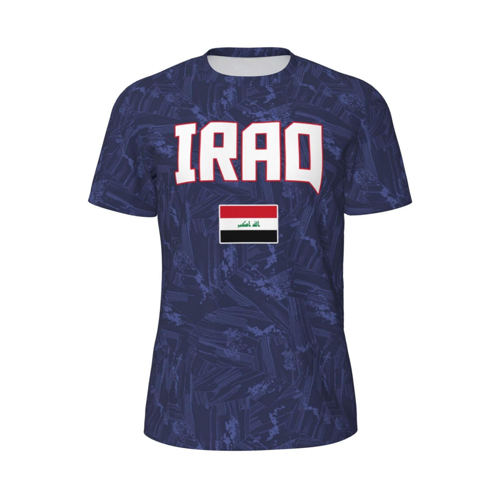 DABOYOZHZH Iraq Flag Cool Iraqans (12) Sports Jersey Mesh T-Shirt 3D Print for Running Cycling Soccer Tennis Fitness Climbing Shirts