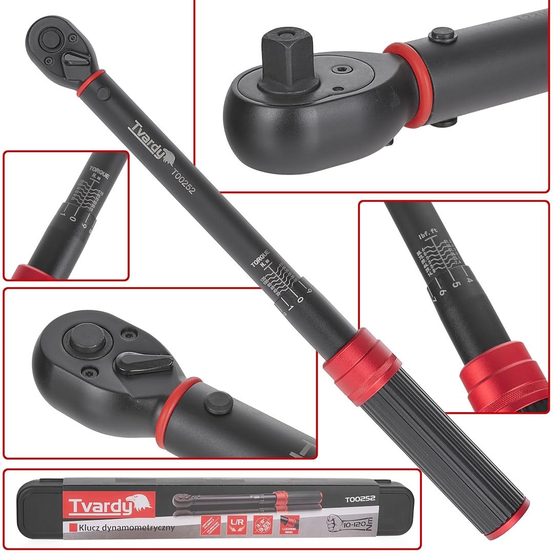 BSD Chiave Dinamometrica Professionale 3/8" 10-120Nm - Precisione e Affidabilità per Serraggi di Alta Qualità