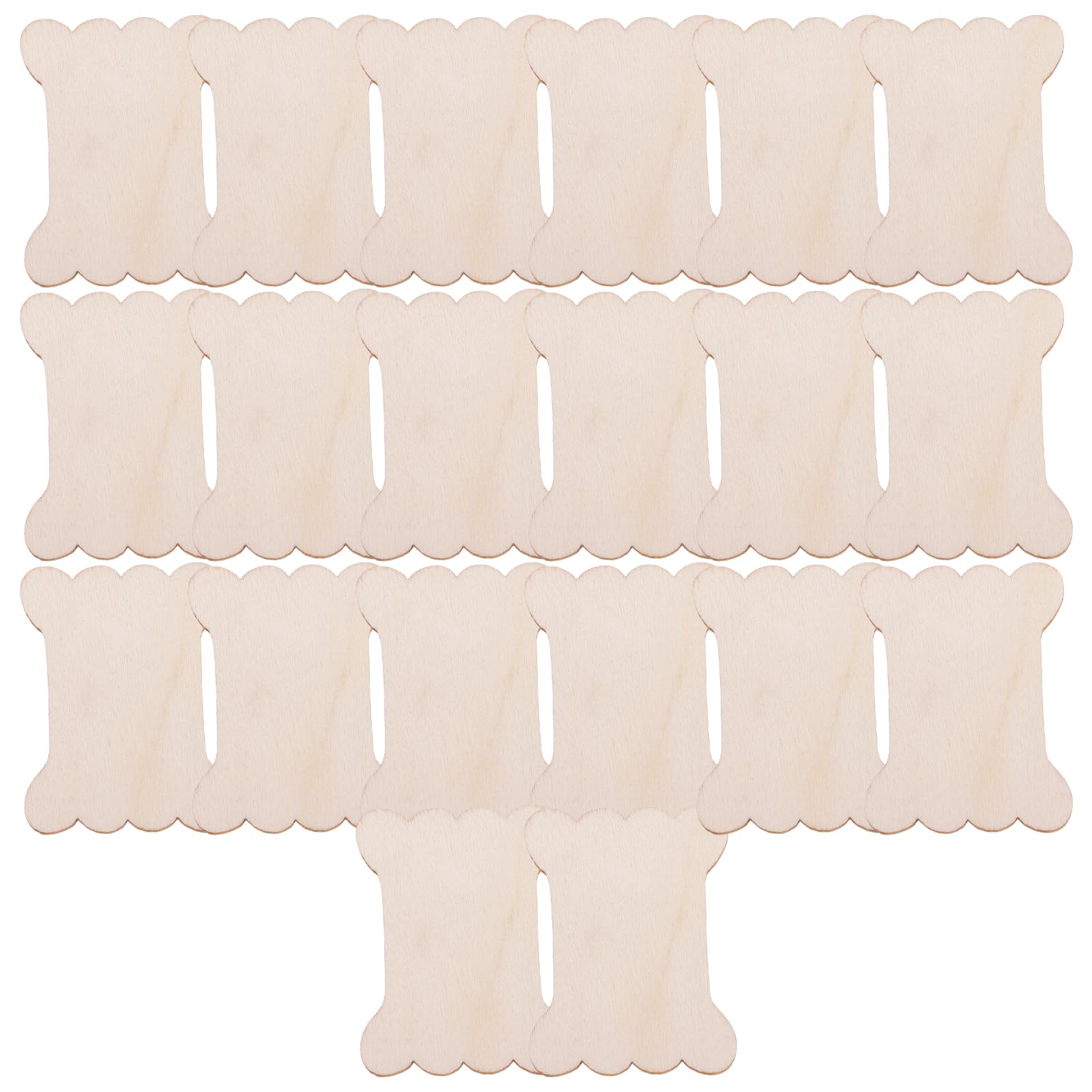Buxuaaaa 10Pcs Wood Thread Bobbins Thread Holder Embroidery Winders for Sewing Embroidery Winding Holder Wood Bobbins
