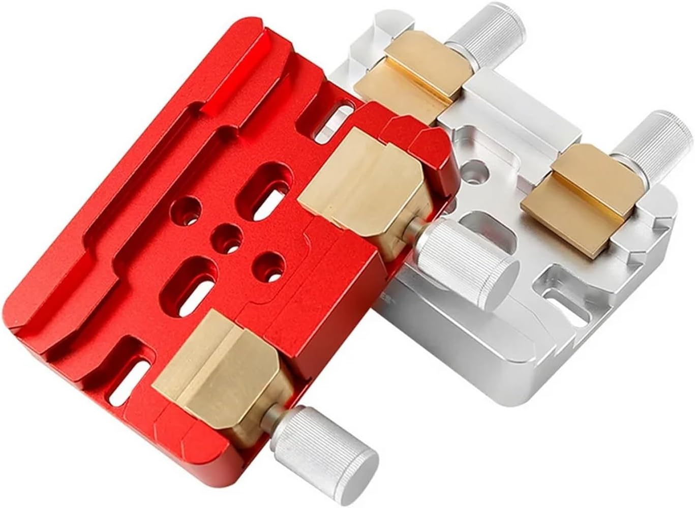Astronomical Telescope Accessories, Dual-Slot, Dual-Bolt Fixed Dual-Purpose Dovetail Rail,for Replacing Telescope Accessories(XY-230602 Silver)