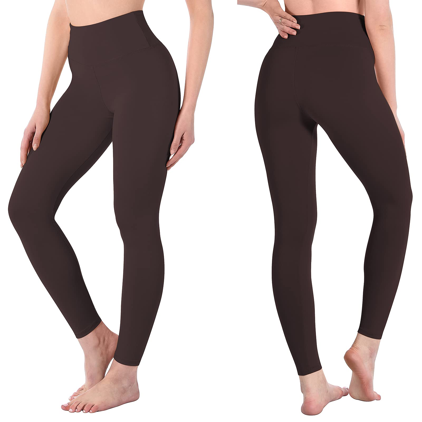 SINOPHANT Leggins Vita Alta Donna, Leggings Donna Fitness Pantaloni Yoga Controllo della Pancia Opaco Elastici Morbido per Sportivi o Casual