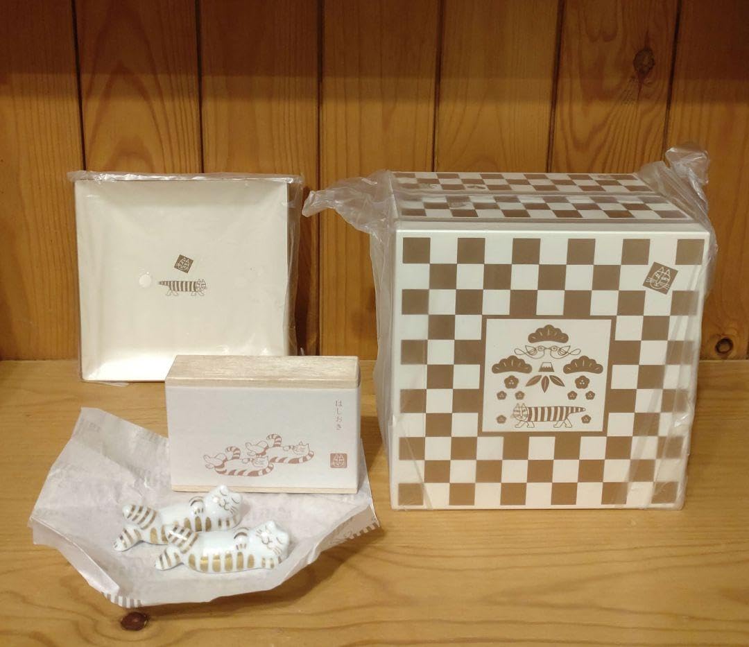 リサラーソン マイキー 箸置き 2個セット リサラーソン マイキー 金銀