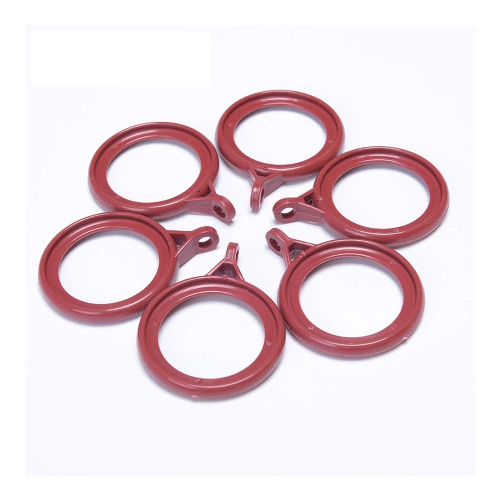 Anelli per Tende Plastica Silent Tenda Anello Doccia Sala Doccia Perforata Anello for Tende Accessori for Chiusura a Tenda A Gancio Anelli Clip Finestra(A)