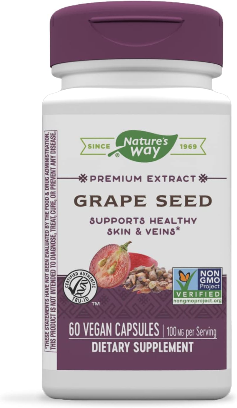 Nature's Way Premium Extract Grape Seed Standardized to 95