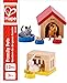 Hape Family Pets Wooden Dollhouse Animal Set