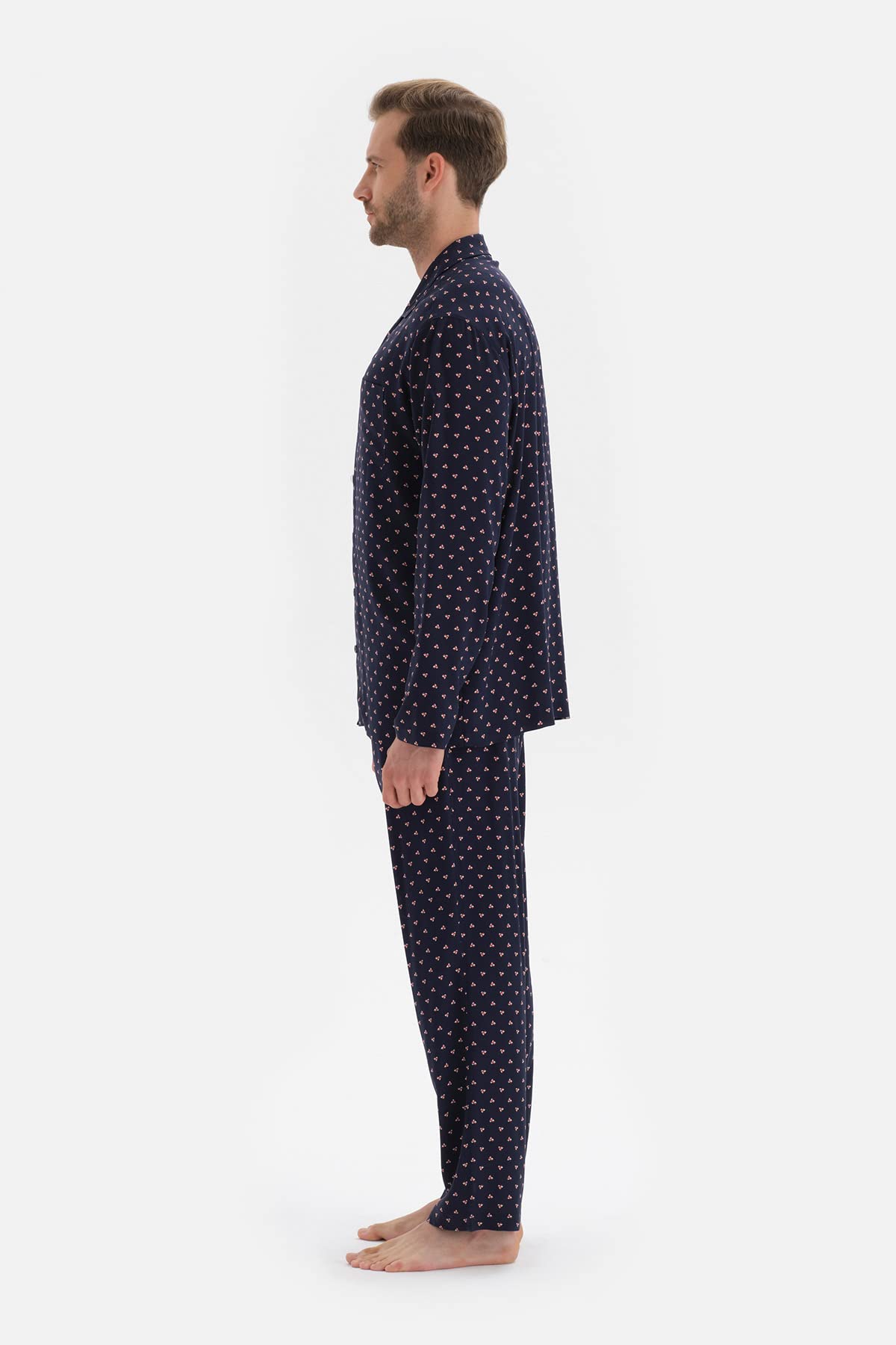 Dagi piżama top Mężczyźni Dagi Men's Viscone Pyjama Top, Navy, M
