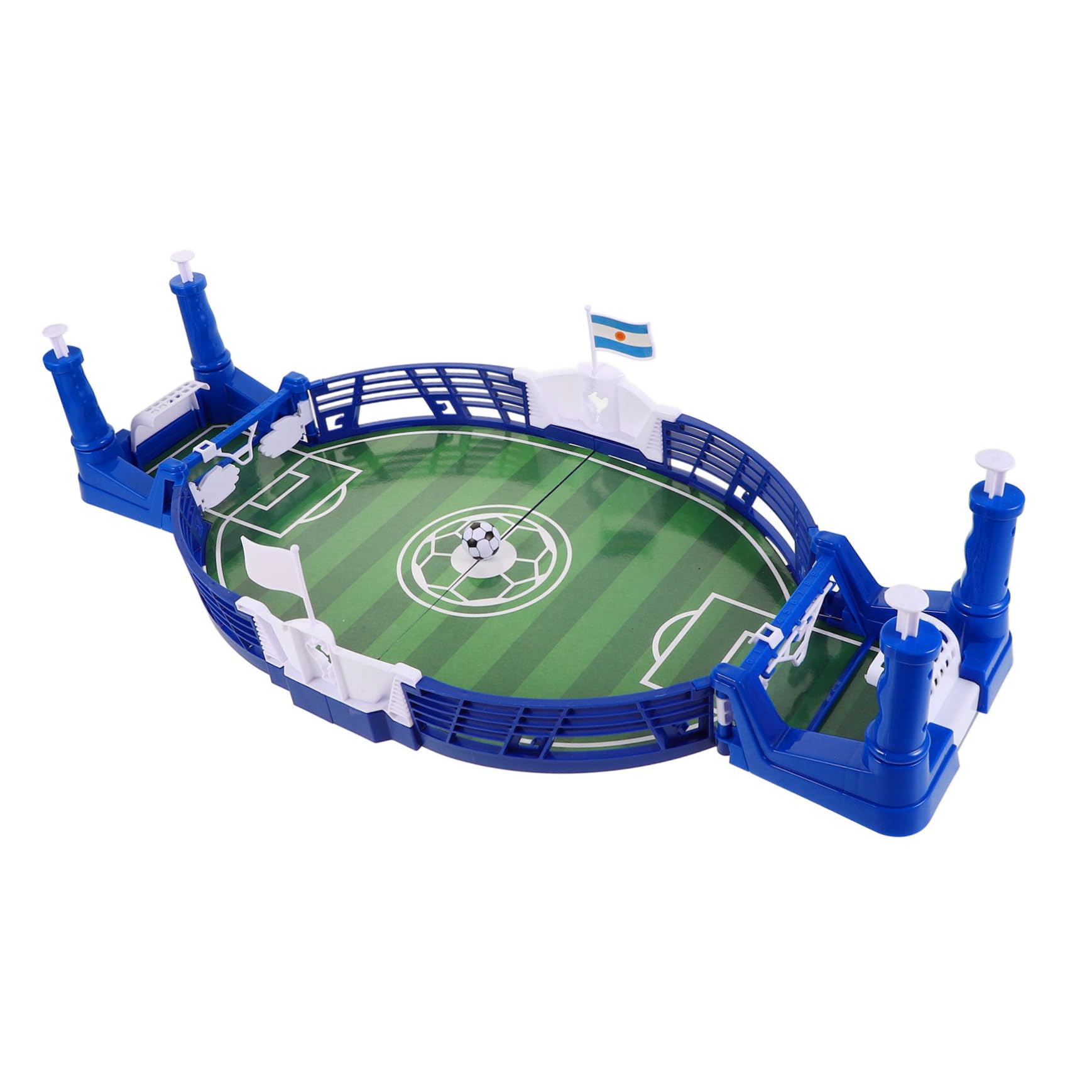 GANAZONO Soccer Game Table Set Double Player Mini Football Tabletop Soccer Accessories