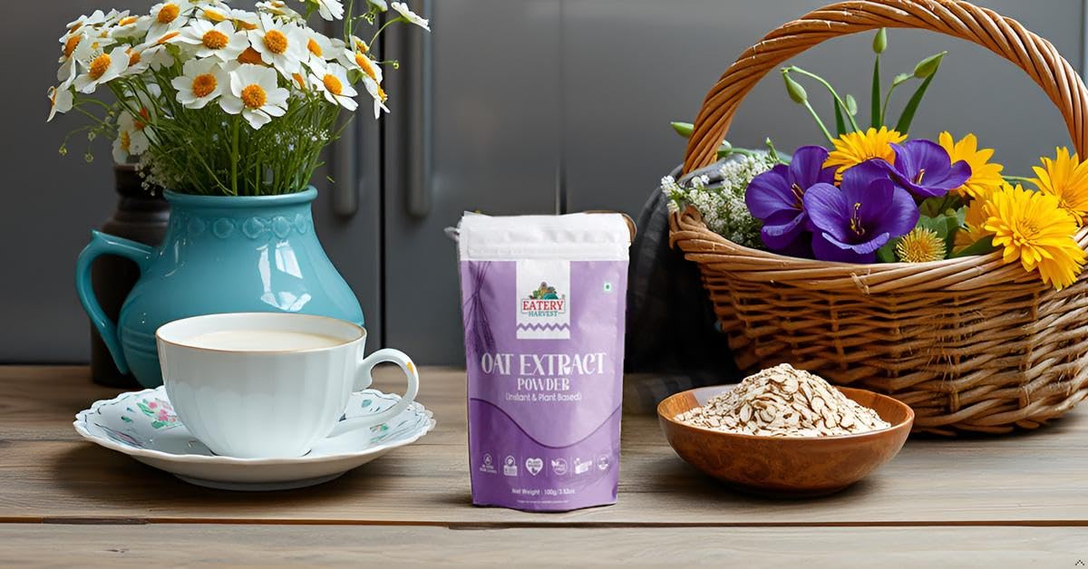 EATERY HARVEST Instant Oat Milk Powder, 100g, Sugar-Free, High Protein Australian Oats, Lactose-Free - Image 5 thumbnail