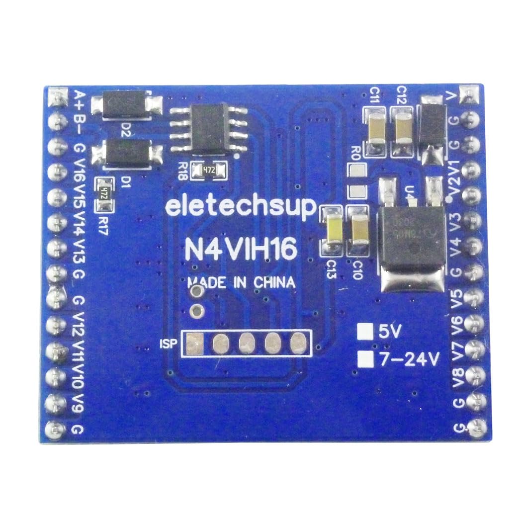 16CH 4-20mA 0-20mA 0-5V 0-10V RS485 Analog Input Module, Current/Voltage Collector, N4VIH16 N4CIE16 (N4VIH16_PIN_5V) image 2
